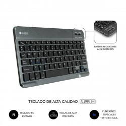 Funda para Tablet y Teclado Subblim LENOVO TAB M10 PLUS 3ª GEN Negro 10,6"