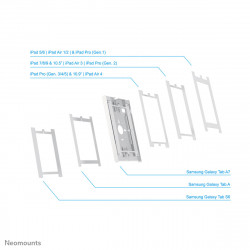 Soporte para móvil o tablet Neomounts WL15-650WH1 Blanco