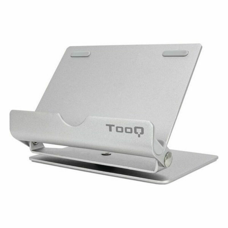 Soporte para móvil o tablet TooQ PH0002-S 90º 360º Plateado