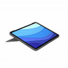 Funda para iPad + Teclado Logitech 920-010145 Gris QWERTY