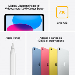 Tablet Apple MD7K4TY/A Plateado 11" 256 GB