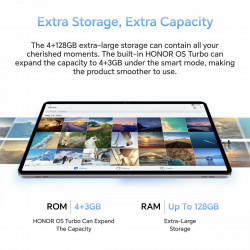 Tablet Honor 5301AGHX 11,5" 4 GB RAM 128 GB Gris QUALCOMM SNAPDRAGON 685